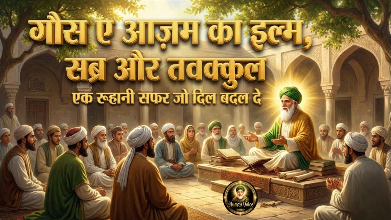 Gaus e Azam ka Ilm, Sabr aur Tawakkul | Ek Roohani Safar | @HumzaVoice