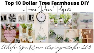 Top Ten Dollar Tree Farmhouse DIYS 2020