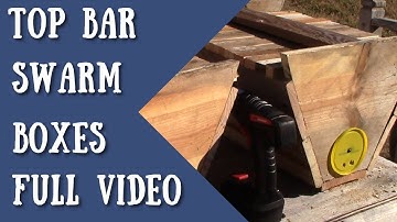 How to make a top bar swarm box Full Video