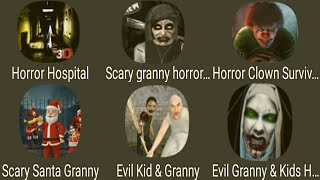 🎮Horror hospital,Scary GrannyHorror,horror clown Survival,Scary Santa Granny-Horror Game NEW Ending🌟 screenshot 5