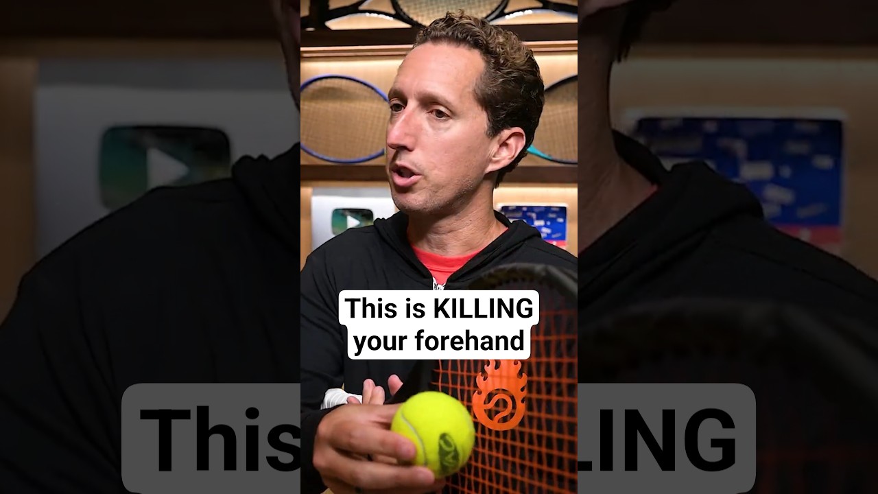 Your arm is KILLING your forehand