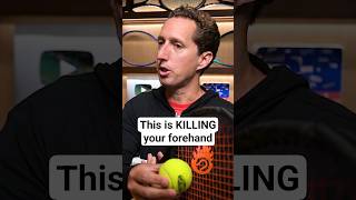 Your arm is KILLING your forehand