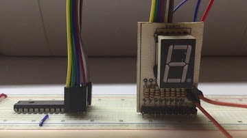 Frase en un display de 7 seg. PIC 16F886 (placa)