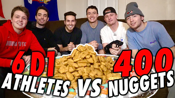 6 D1 ATHLETES EAT 400 CHICKEN NUGGETS!!
