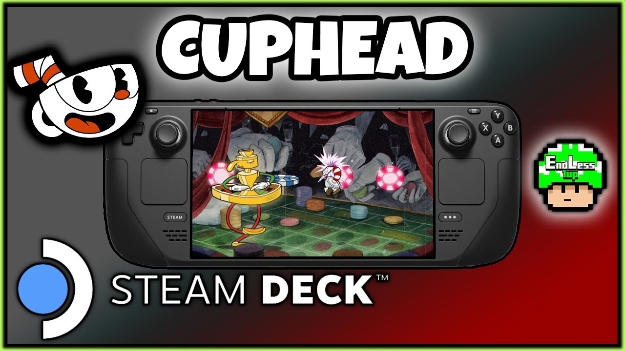 Cuphead - Steam Deck Gameplay 