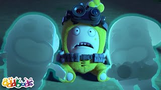 Space Aliens Meet The Oddbods! | Oddbods | Funny Cartoons for Kids | Moonbug Kids Express Yourself!