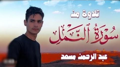 تلاوة من سورة النمل.  القارئ || عبدالرحمن مسعد ||