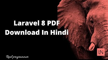 Laravel 8 PDF Download in Hindi (Laravel 8 tutorial in Hindi)