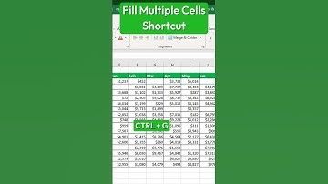 Fill Multiple Cells with ONE Value Using Control Enter Trick!