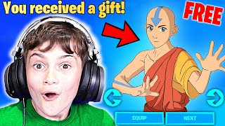 Gifting Little Bro *NEW* Avatar Battle Pass! (FREE)