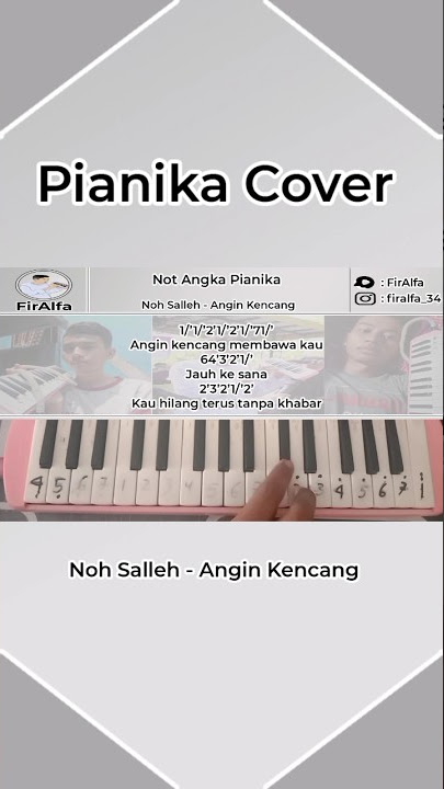 Angin kencang membawa kau | Noh salleh - Angin kencang Pianika Cover