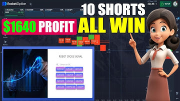 $1640 Profit On pocket Option From New Update Robot 2025 | ROBOT CROSS SIGNAL ULTIMATE