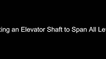 Revit Architecture - Creating an Elevator