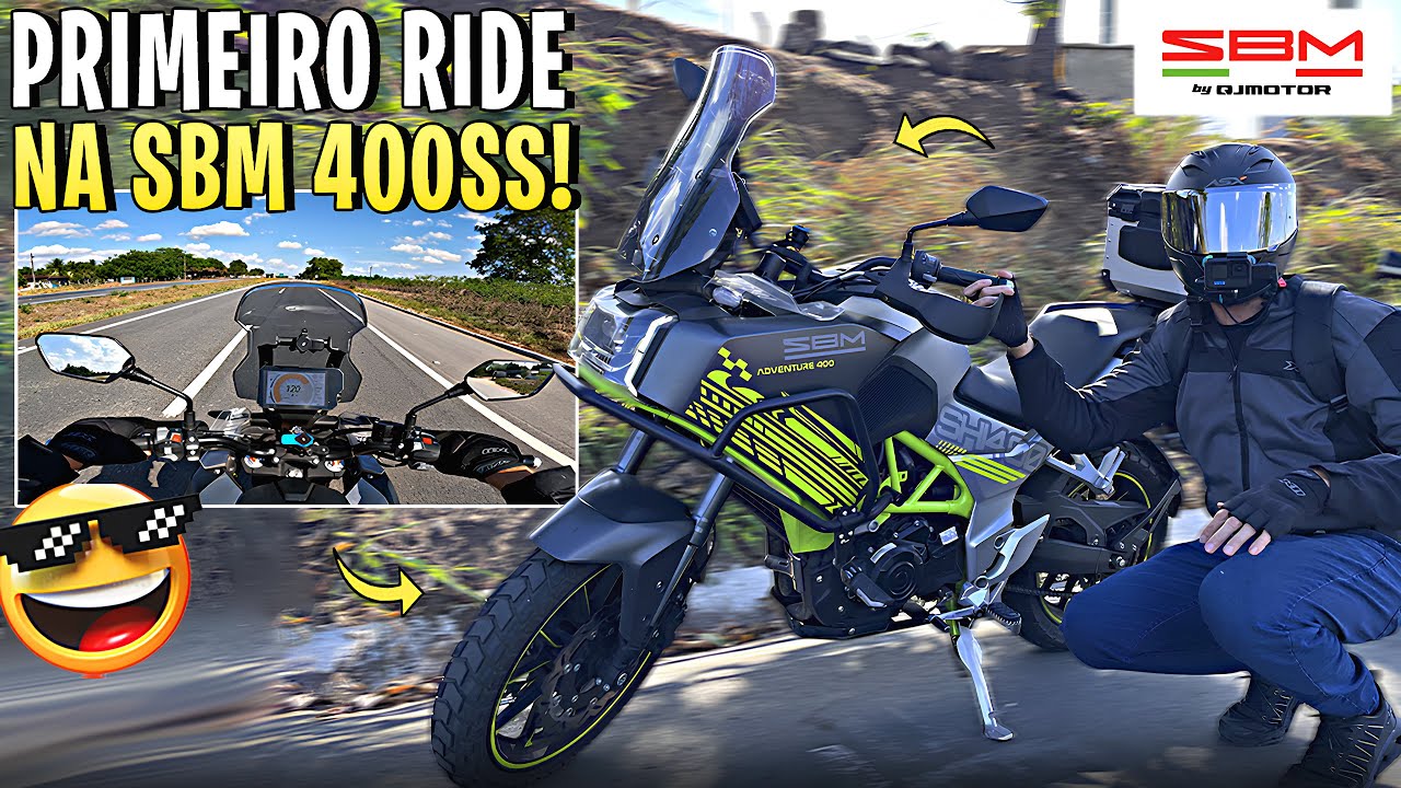 🔥TESTAMOS A SBM 400SS (KPT 400)! A MOTO ME SURPREENDEU?