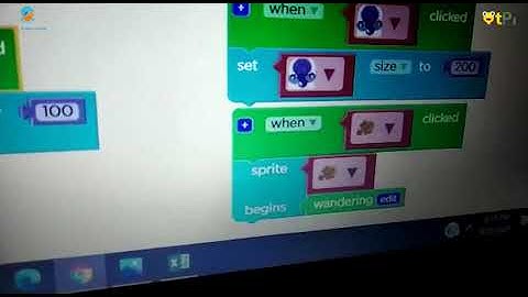 Sprite Lab, Sprite Action project by Harshita I Scratch Programming with QtPi