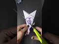 Simple White Paper Snowflake Tutorial | DIY Shorts#diy #ytshorts