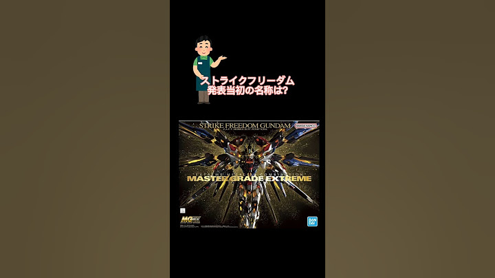 ガンプラ転売ヤーにクイズ　ストライクフリーダムガンダム　MGEX