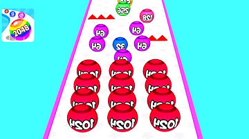 Ball Game Fun Race Run 2048 3D ! All Levels Gameplay (177-183) android,ios