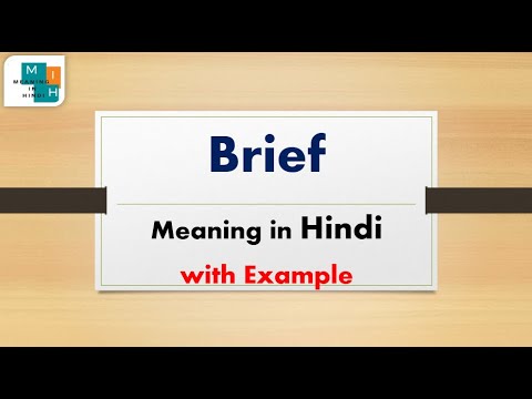 pay a brief visit meaning in hindi