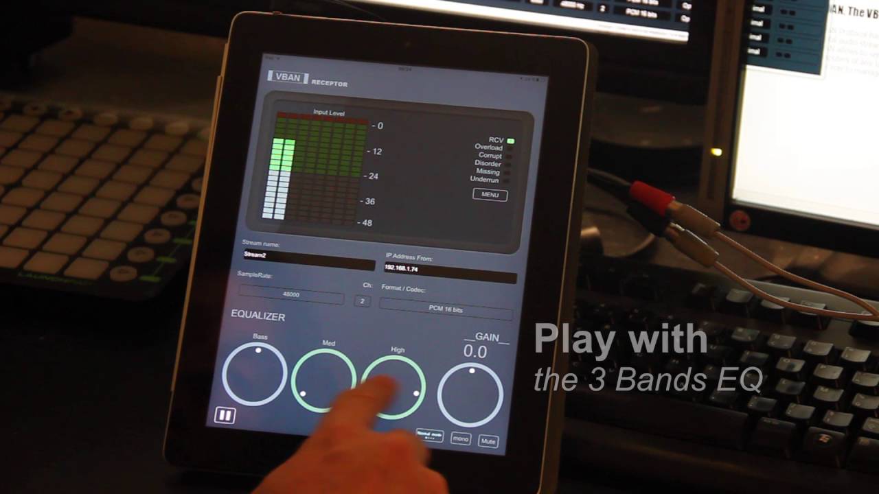 Vban Receptor For Ios Ipad Demo Youtube Vban Receptor For Ios Ipad Demo Youtube