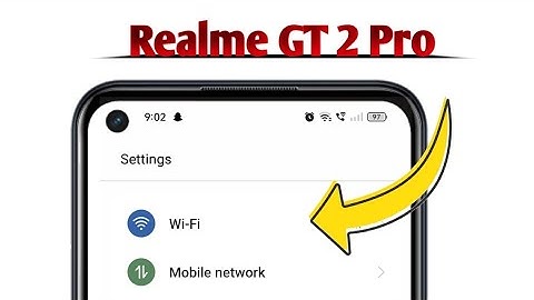 WiFi Not Working on Realme GT 2 Pro Problem Solved