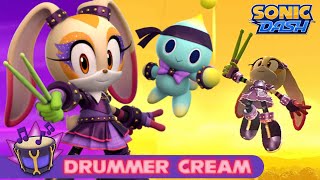 Sonic DashDrummer Cream New Character Gameplay Showncase!!