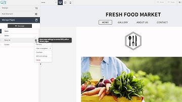 Website Builder - Adding Removing Pages
