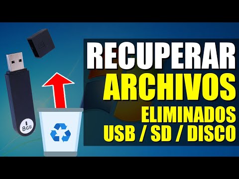 Video: Cómo Recuperar Datos En Una Unidad Flash USB Después De Formatear