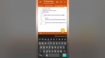 21.Java program to print Even numbers between 0 to n@ankushcoding@User.Client.Ankush#bca#java#coding