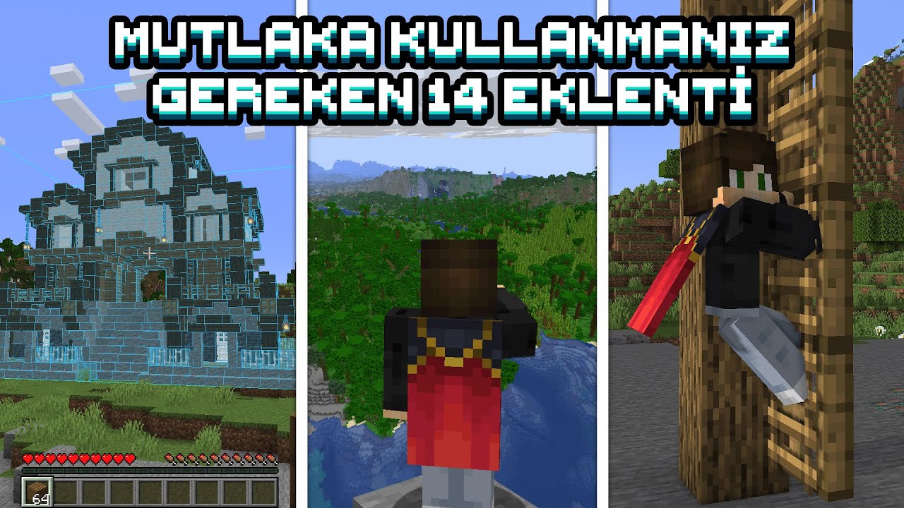 Bu Eklentiler Olmadan Minecraft OYNAMAMALISIN