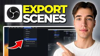 How To Export Scenes And Import Scene Collections In OBS Studio | Tutorial 2026