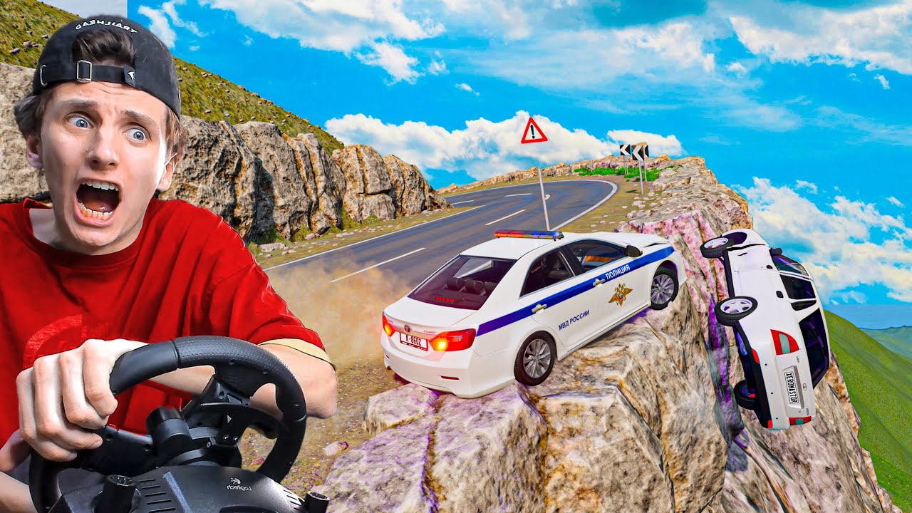 ПОЛИЦЕЙСКАЯ ПОГОНЯ НА ДПС КАМРИ ЗАКОНЧИЛАСЬ АВАРИЕЙ...! (BEAM NG DRIVE)