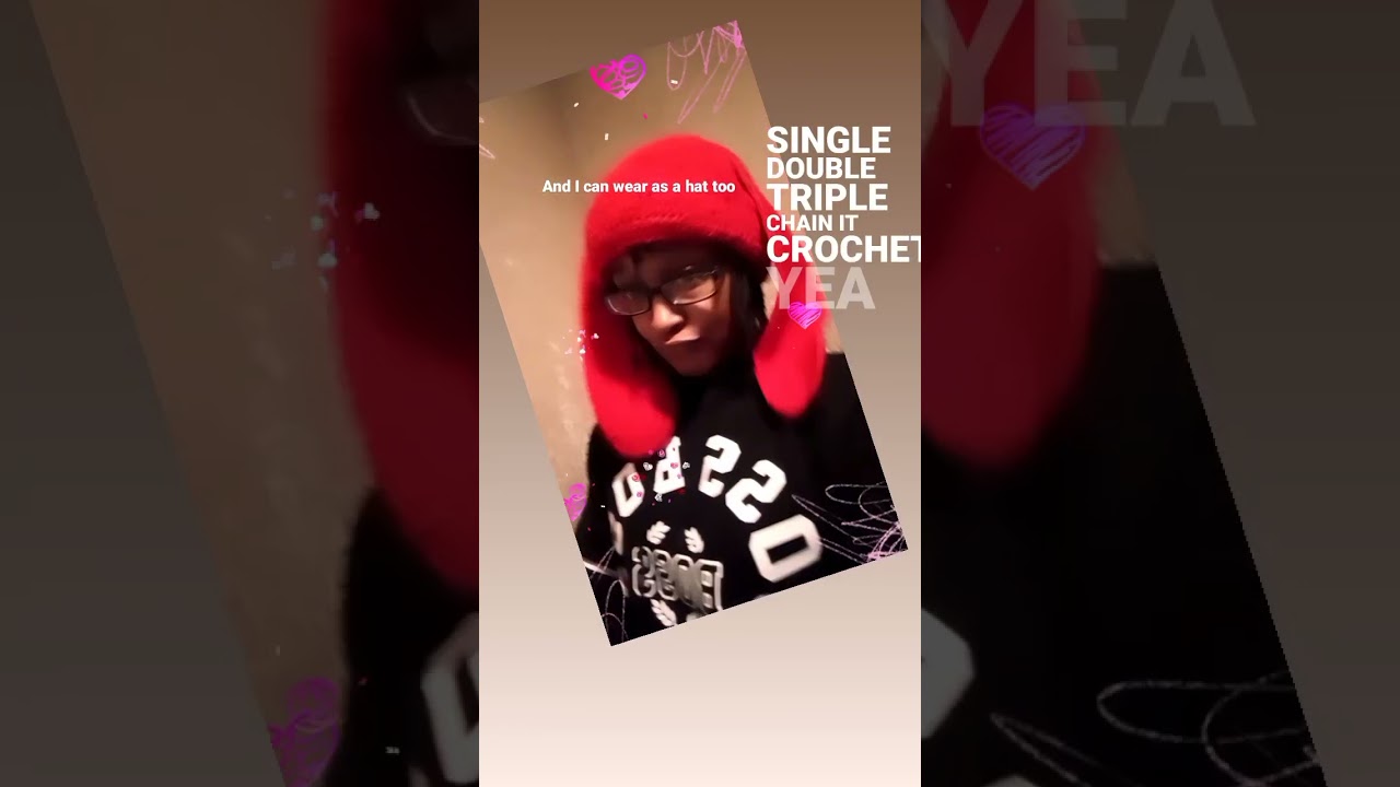 balachava or hat with bunny ears 