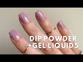 DIY Dip Powder Mani With ONE liquid | Dip Flu CURE | Using Gel Liquids With Dip Powder