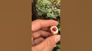 nhẫn nam ruby Yên Bái nhỏ xinh màu đẹp