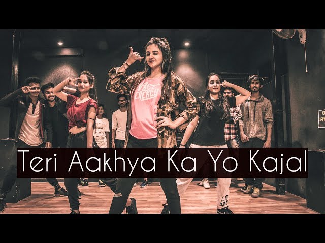 Teri Aakhya Ka Yo Kajal | ONE TAKE | Tejas Dhoke Choreography | Dancefit Live ​ class=