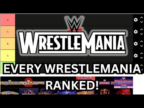 WWE Wrestlemania tier list with every event ranked