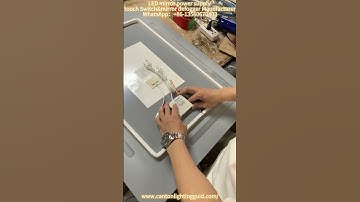 How to build vanity mirrors with 96W led mirror touch sensor switch driver.#touchsensor #touchswitch