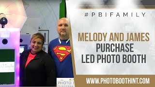 Melody and James purchase LED Photo Booth