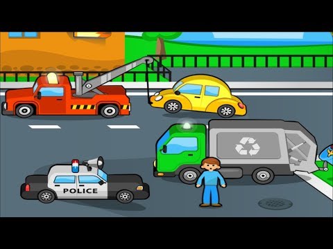 Мультик для детей про машинки. Машинки и их тени. Мультик пазл.