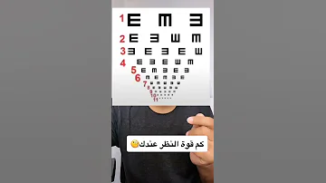 اختبار للنظر 