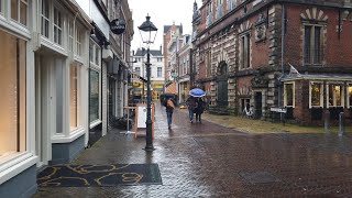 Rainy Walk in Haarlem | Centre 🌧️| The Netherlands - 4K60