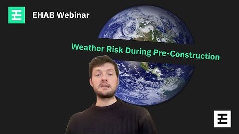 Webinar: Weather Risk During Pre-Construction