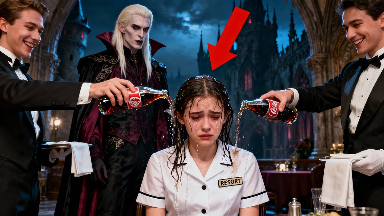 Le Lanzaron Coca Cola a Una Camarera Por Diversión, Sin Saber Que Su Esposo Era Un Rey Vampiro