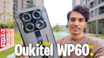Oukitel WP60 5G Review🔥Huge 7.2" Display, Night Vision, 108MP Camera with a Futuristic Rugged Design