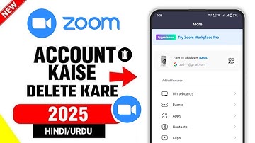Zoom Account Delete Kaise Kare | Zoom ID Permanently Delete Karne Ka Tarika