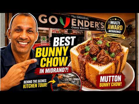 AUTHENTIC DURBAN BUNNY CHOW Inside Govender's Curry Kitchen Behind the Scenes