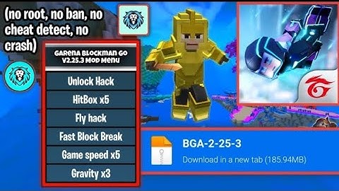 Garena BlockMan Go - Adventures Mod Menu 2.25.3 Apk Fly Hack|| BlockMan Go Adventures Mod Menu