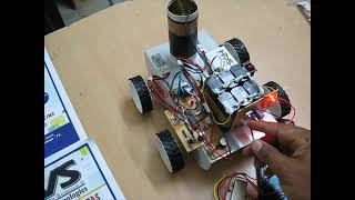 HVS-3060. Firefighting through high resistance robot Android Bluetooth Controlled