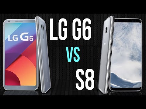 Vídeo: LG G6 Vs Samsung Galaxy S8: Comparação De Dois Carros-chefe Sem Moldura